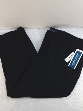 Old Navy Harper Pants Womens 18 Regular Black Mid Rise Stretch NWT